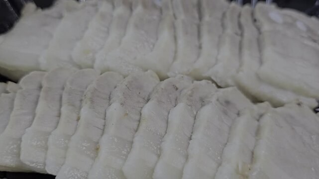 The famous pork dish in Korea, Bossam