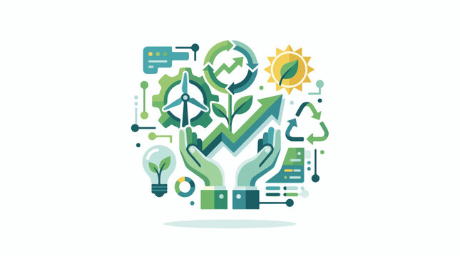 Caring for sustainability and growth with green energy