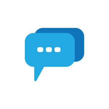 Chat Message Bubble Icon Design