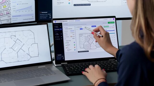 Municipal Manager Reviews Online Permit Application