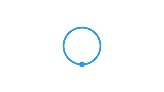 A blue circle with a small dot is drawn on a transparent background