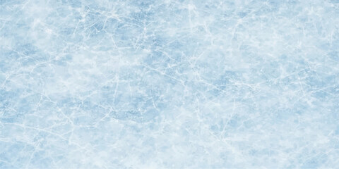 Abstract texture of cracked ice surface, reflecting a cool blue and white light, creating a wintery, frozen backdrop. © LumenCraft