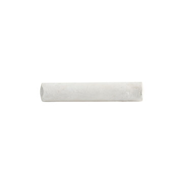 Single piece of white blackboard chalk