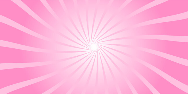 Twisted ray light effect with black wavy stripes isolated on white background. Abstract radial curved lines forming a dynamic spinning pattern. Comic motion rays