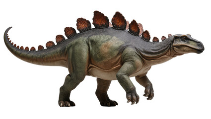 Stegosaurus dinosaur with plates on its back and tail © Rowan