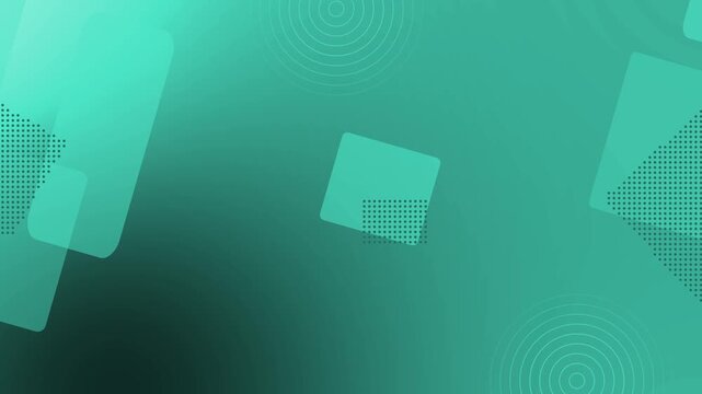 Modern geometric shape abstract background animation