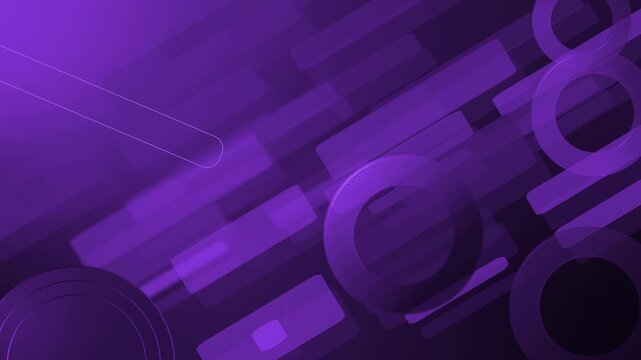 Abstract geometric background with diagonal streaks and circles animation, modern dynamic design suitable for presentations