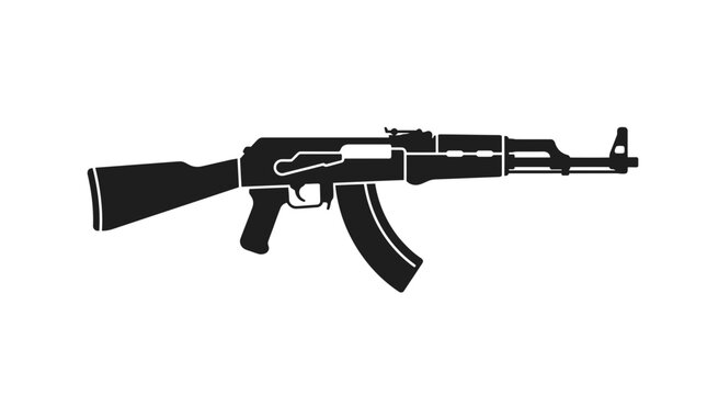 AK-47 Silhouette Icon