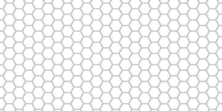 Seamless hexagon grid pattern. Ideal for technology backgrounds, wallpapers, packaging, branding and modern design projects.