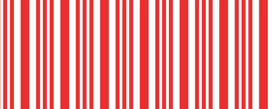 Seamless Christmas candy red stripes pattern. Striped candy cane background. Christmas gift pattern. Winter holiday stripes background. Christmas gift wrap print.