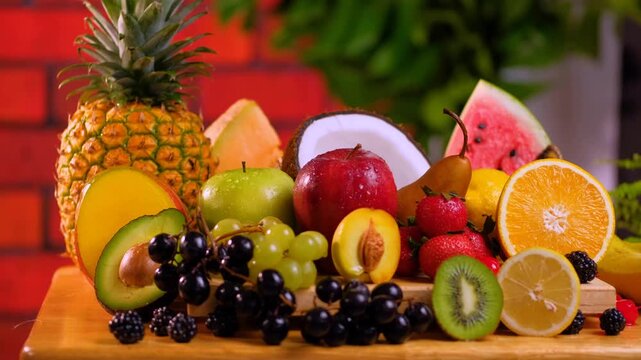 fruits on a plate