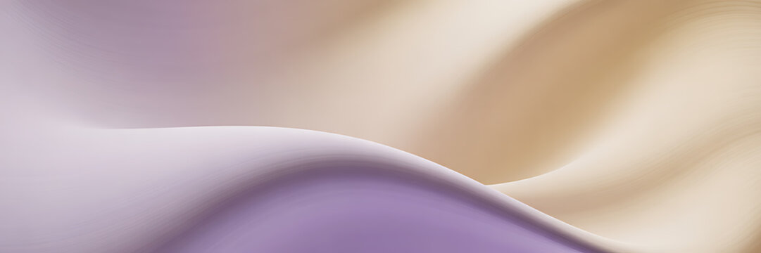 Abstract flowing shapes in pastel shades a smooth and gentle 3d rendering composition curves forms soft minimalist digital