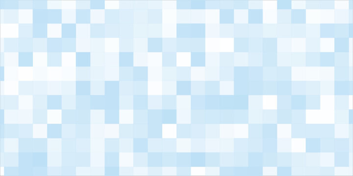 Gradient pastel blue background on triangle pattern. Geometric abstract soft tone pixel background. Shabby pixel.