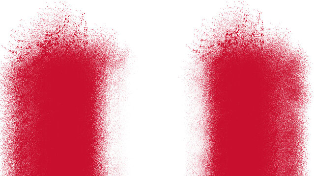 Peru Flag Vertical Spray Paint Texture Overlay PNG, Red White Grunge Airbrush Effect, Isolated Transparent Background for Peruvian Independence Day, Sports Fans and Travel Design