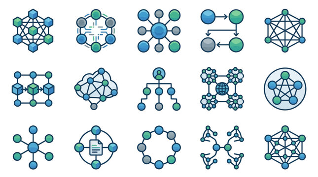 Molecular structures and chemical bonds.