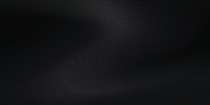 Sandblasted or brushed titanium or steel metal surface  the light reflection of the curved lines creates a smooth gradation on the dark black metallic background eps10