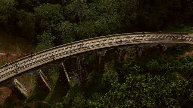 Sri Lanka ella Nine Arches Bridge Drone