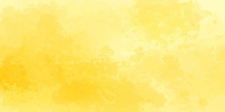 Abstract Grunge Yellow Background with Vintage Aged Paper Texture Dirty Wall Pattern and Retro Worn Wallpaper Backdrop Design