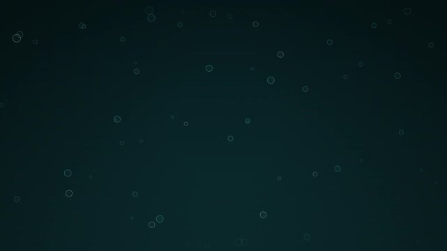 Floating Bubbles Gentle Rise Animation Loop - Abstract Transparent Bubble Motion Background 4K