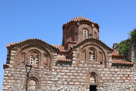The Holy Trinity Church is a medieval Byzantine church standing on a hill in the town of Berat in the Kalaja District of southern Albania