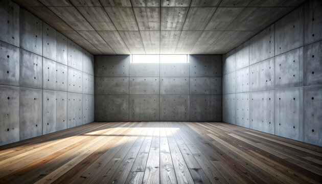 Italian Brutalist interior look detailed and full of authentic historical reconstruction dark dramatic photography generative AI
