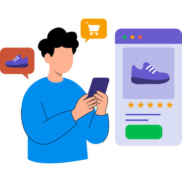 Online Business and E-Commerce Illustration