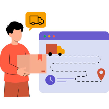 Online Business and E-Commerce Illustration