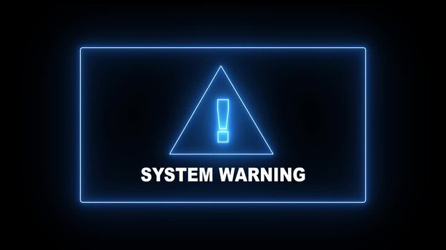 Data Breach, Thief, Hacker. Hand with a Key. Laptop with System Error Warning.4K Animation motion graphice video..