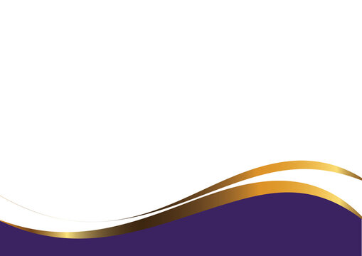 professional success certificate background template with deep purple gold ribbon