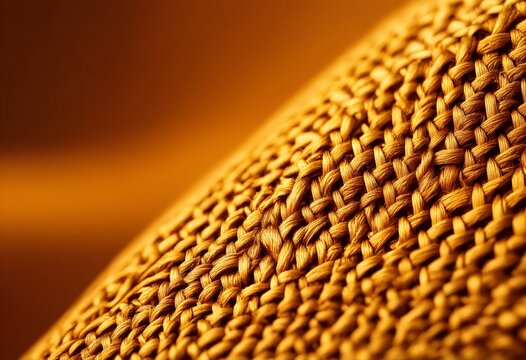 macro woven gold textile pattern texture