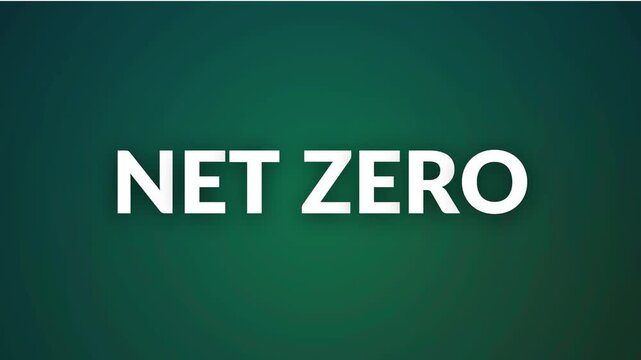 Abstract digital network logo animation with glowing neon zero symbol on dark gradient background
