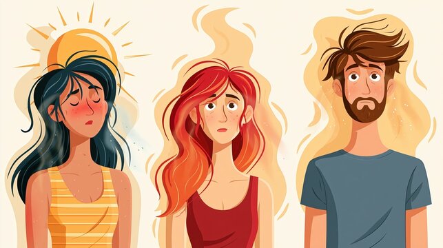 Emotions of People Enduring a Prolonged Heat Wave Together
