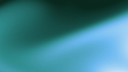 Fototapeta premium Vibrant abstract background features a smooth gradient transitioning from dark teal to bright light blue, creating a dynamic visual effect