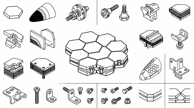 Industrial parts and tools.