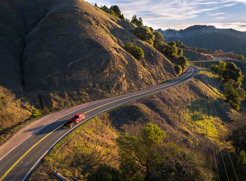 USA, California, Orr Springs Road