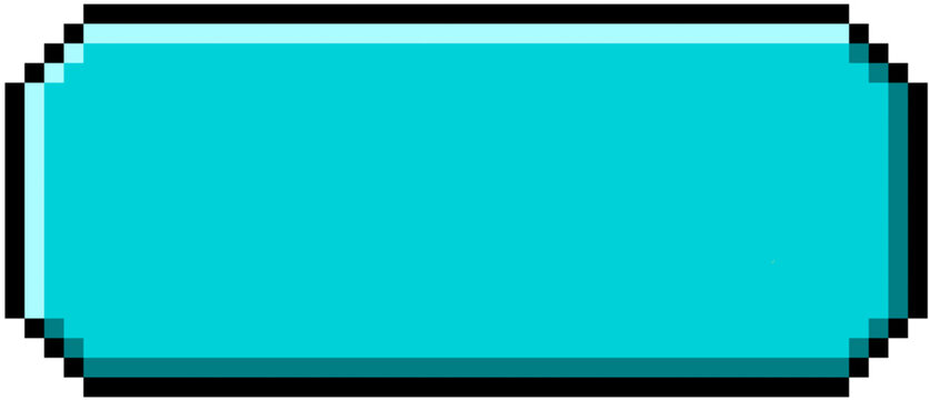 pixel press button frame