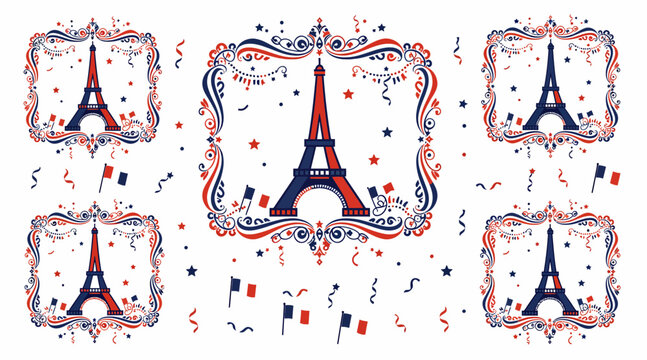 Eiffel Tower French Celebration