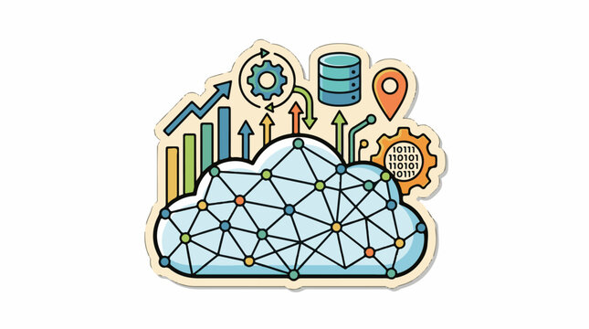 Cloud computing with data graphs and binary code