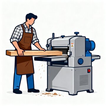 A carpenter at work 
