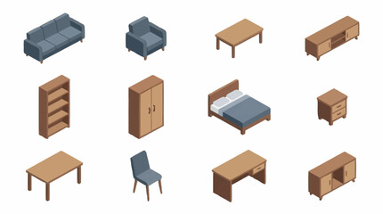 Collection of various furniture items. © Anyar