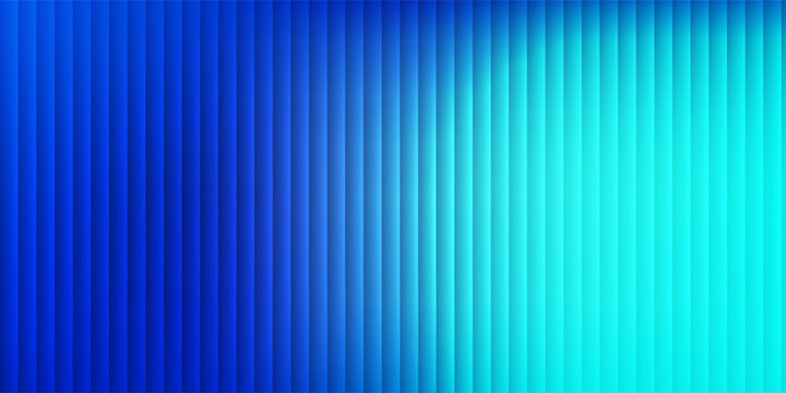 Modern geometric pattern background with blue light bars and shadows.