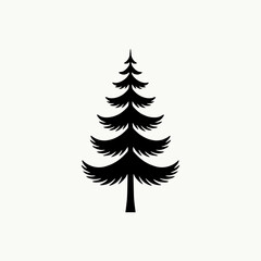 Obraz premium set of christmas trees