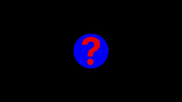 Question mark icon symbol.minimal question mark speech bubble icon set animation outline to filled symbols for faq help support.