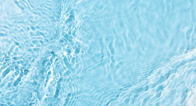 water waves cross each other creating ripples.