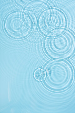 Blue Water Ripples Liquid Surface Background