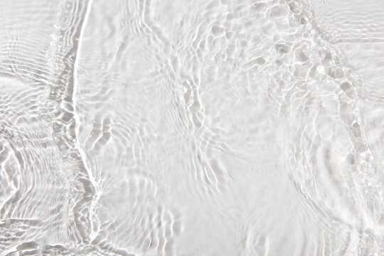 water waves cross each other creating ripples.