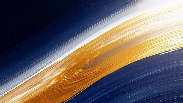 Abstract flowing lines of color