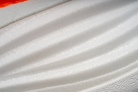 Close up shot of White Polyurethane Rubber dot pattern, White Polyurethane Rubber texture for background.	