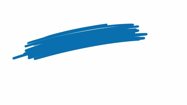 Flag of Sweden animated self drawing on white background, Motion graphic video hand drawn Swedish national flag