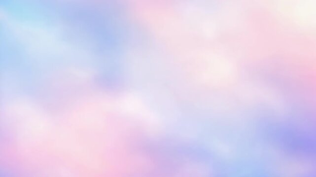 Soft pastel gradient background in blue, pink, and purple hues